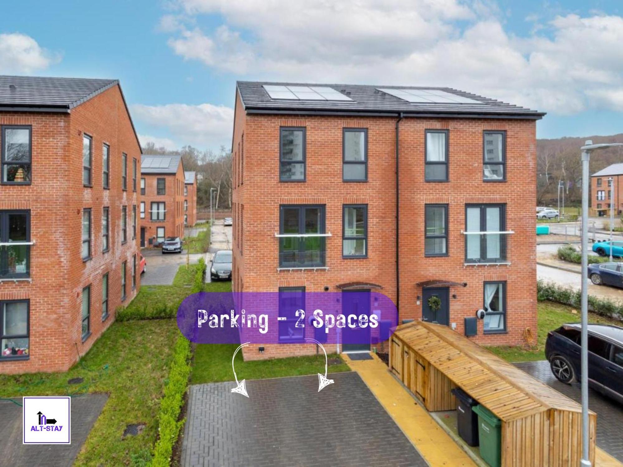 Alt-Stay - Modern 2-Bed With Ev Supply Equipment & Parking - Near Ring Road & M621 - Perfect For Contractors, Families & Long Stays Horsforth Exterior foto